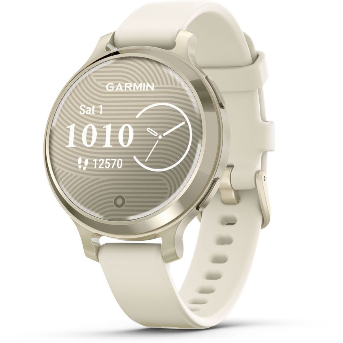Garmin 010-02891-50 Lily 2 Active 活力版智慧腕錶 (奶油白, 搭配矽膠錶帶)